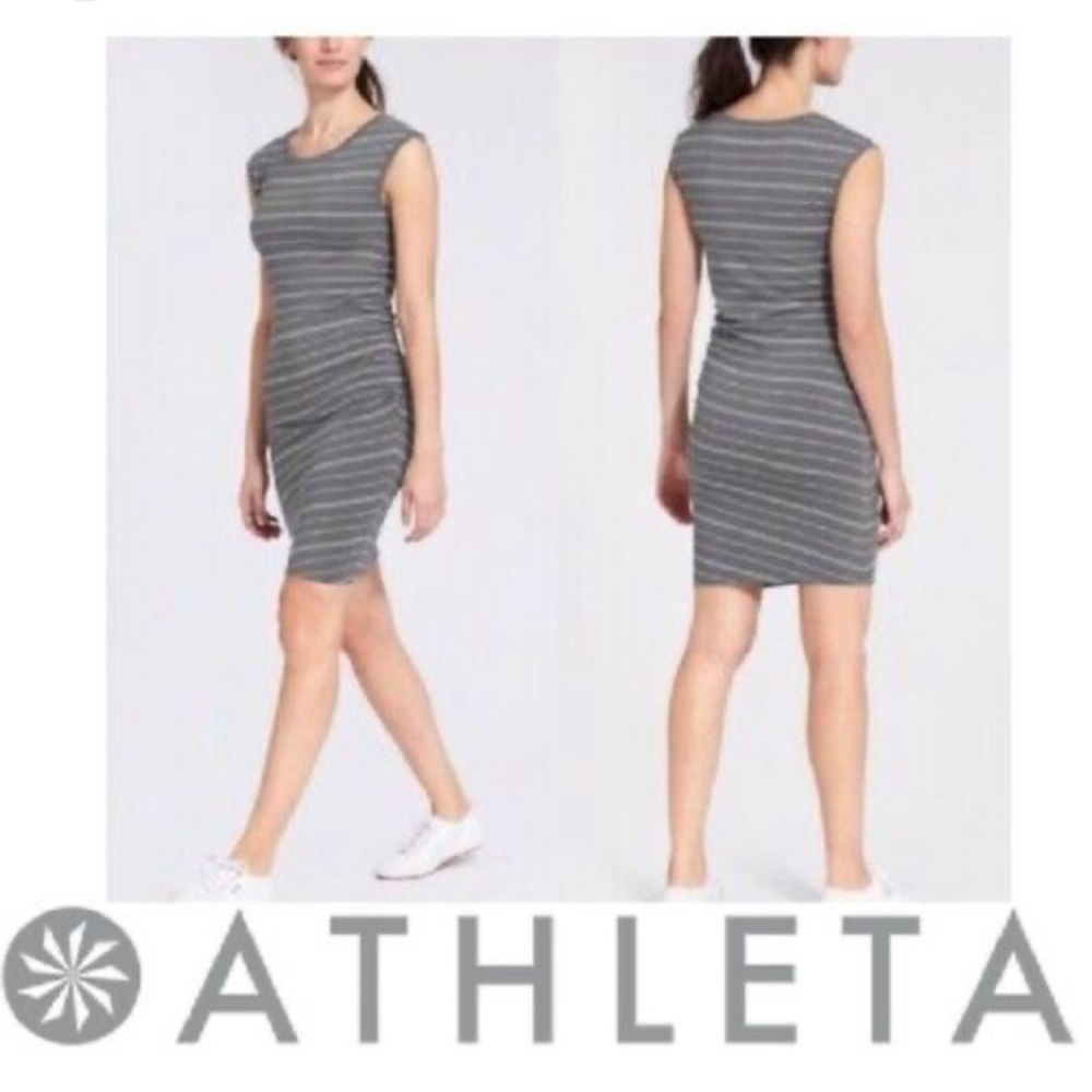 Athleta women’s carefree tee sleeveless body con dress size small